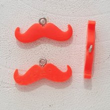 Hanger Moustache N°12 Fluorescerend Oranje