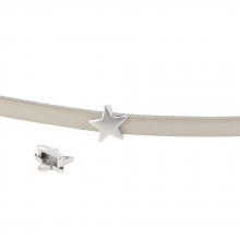 5 mm Zamak doorvoer N°07 Zilver