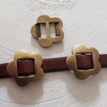 10 mm Zamak doorvoer N°01 Brons