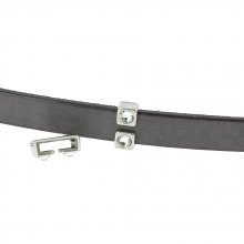10 mm Zamak doorvoer N°23 Zilver
