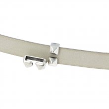 10 mm Zamak doorvoer N°24 Zilver