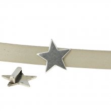 10 mm Zamak doorvoer N°49 Zilver