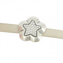 10 mm Zamak doorvoer N°54 Zilver