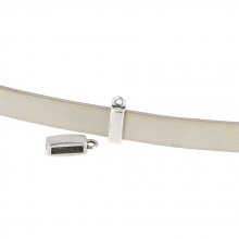 13 mm Zamak doorvoer N°23 Zilver