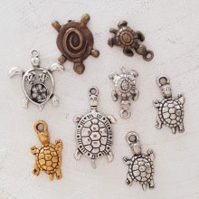 Schildpad bedel N°06 lot van 8 stuks.