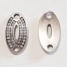 04 mm Zamak connector N°03 Zilver