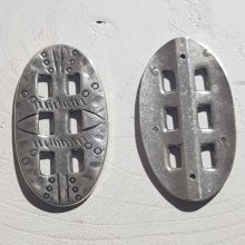 Zamak Oval Connector N°01 Zilver
