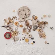 Kloknaald Bedel - bronskleurig bedel - steampunk N°03