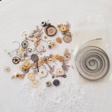 Kloknaald Bedel - bronskleurig bedel - steampunk N°06