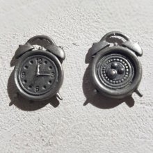 Bedel Klokwerk N°09 Zilver Verouderd