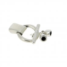 5 mm Zamak lederen knevelsluiting