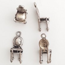 Troonstoel bedel N°01 Zilver