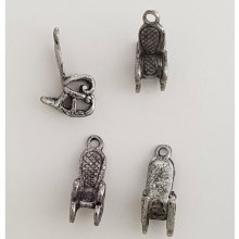 Troonstoel bedel N°04 Zilver