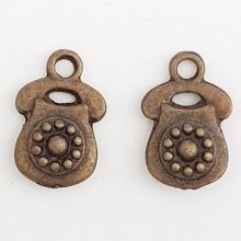 Telefoonbedel N°01 Brons