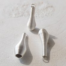 Spiraalvormige kegelbeker N°11 Zilver.