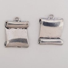 Boekbedel Perkament grimoire N°02 Zilver.