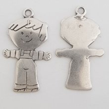 Kinderbedel N°34 Zamak (Verzilverd)