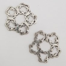 Bloem Bedel Metaal N°022 Zilver