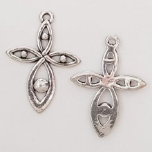 Bloem bedel Metaal N°028 Zilver