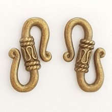 Bronzen S-haak