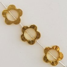Bloem Bedel Metaal N°033 Goud x 10 stuks