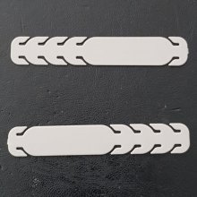 Elastische band Verstelbare oorbeschermer voor masker N°02 Grijs