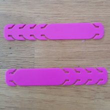 Elastische band Verstelbare oorbeschermer voor masker N°02 Fushia
