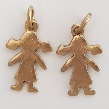 Bedel Kind N°48 Meisje Brons
