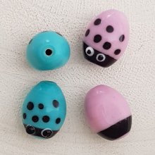 2 Ovale kralen 16/13 mm N°04