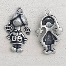 Kinderbedel N°51 Meisje Zilver