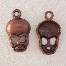 Schedel en gekruiste botten bedel N°06