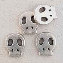 Schedel en gekruiste botten bedel N°11
