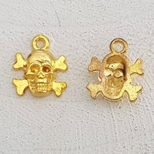 Schedel en gekruiste botten bedel N°15