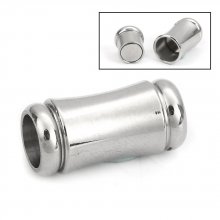 Magnetische sluiting Roestvrij staal 06 mm Zilver N°04