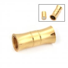 Magnetische sluiting Roestvrij staal 06 mm Goud N°06