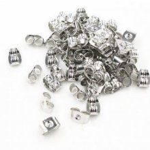 10 Oorbelduwer Verouderd Zilver