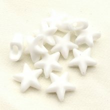 Elastische band met witte rubberen ster gesp N°03 x 10 stuks