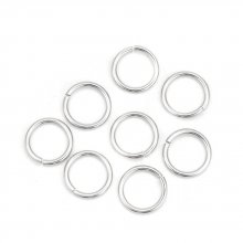 20 Open verbindingsringen 12 mm roestvrij