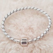 Europese Clip Armband Gewoon 01 VAN 15 TOT 23 CM Wit