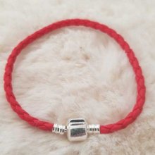 Europese Clip Armband Gewoon 01 VAN 15 TOT 23 CM Rood