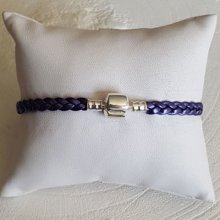 Europese Gevlochten Clip Armband Gewoon 03 VAN 15 TOT 23 CM Glicine