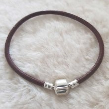 Europese Clip Armband Gewoon 01 VAN 15 TOT 23 CM Bruin