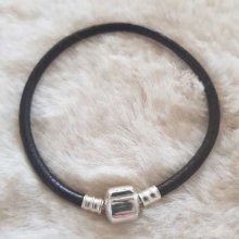 Europese Clip Armband Gewoon 01 VAN 15 TOT 23 CM Donkerbruin