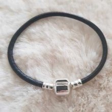 Europese Clip Armband Gewoon 01 VAN 15 TOT 23 CM Zwart