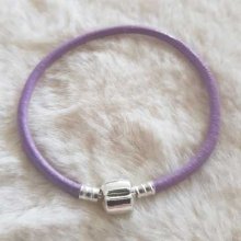 Europese Clip Armband Gewoon 01 VAN 15 TOT 23 CM Paars