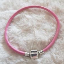 Europese Clip Armband Gewoon 01 VAN 15 TOT 23 CM Roze