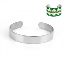 Roestvrij staal 10 mm Manchet Armband N°02