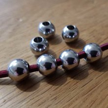 Kraal 10 mm Roestvrij staal N°01
