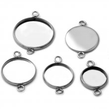 Kapsteun 20 mm Roestvrij staal N°03 -2 Ringen
