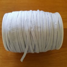 Elastisch vlakmasker 5 mm Wit N°03 per meter